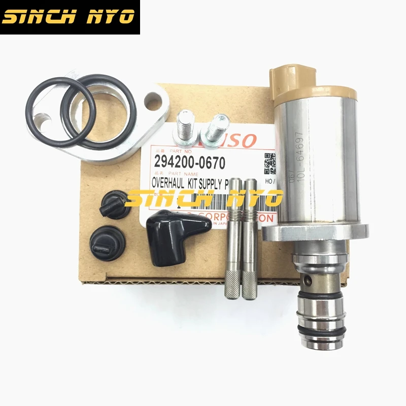 

294200-0670 Diesel Fuel Pump Regulator Suction Control SCV Valve 04226-E0061 For Isuzu 6HK Hino J08 Nissan HITACHI J05E J08E