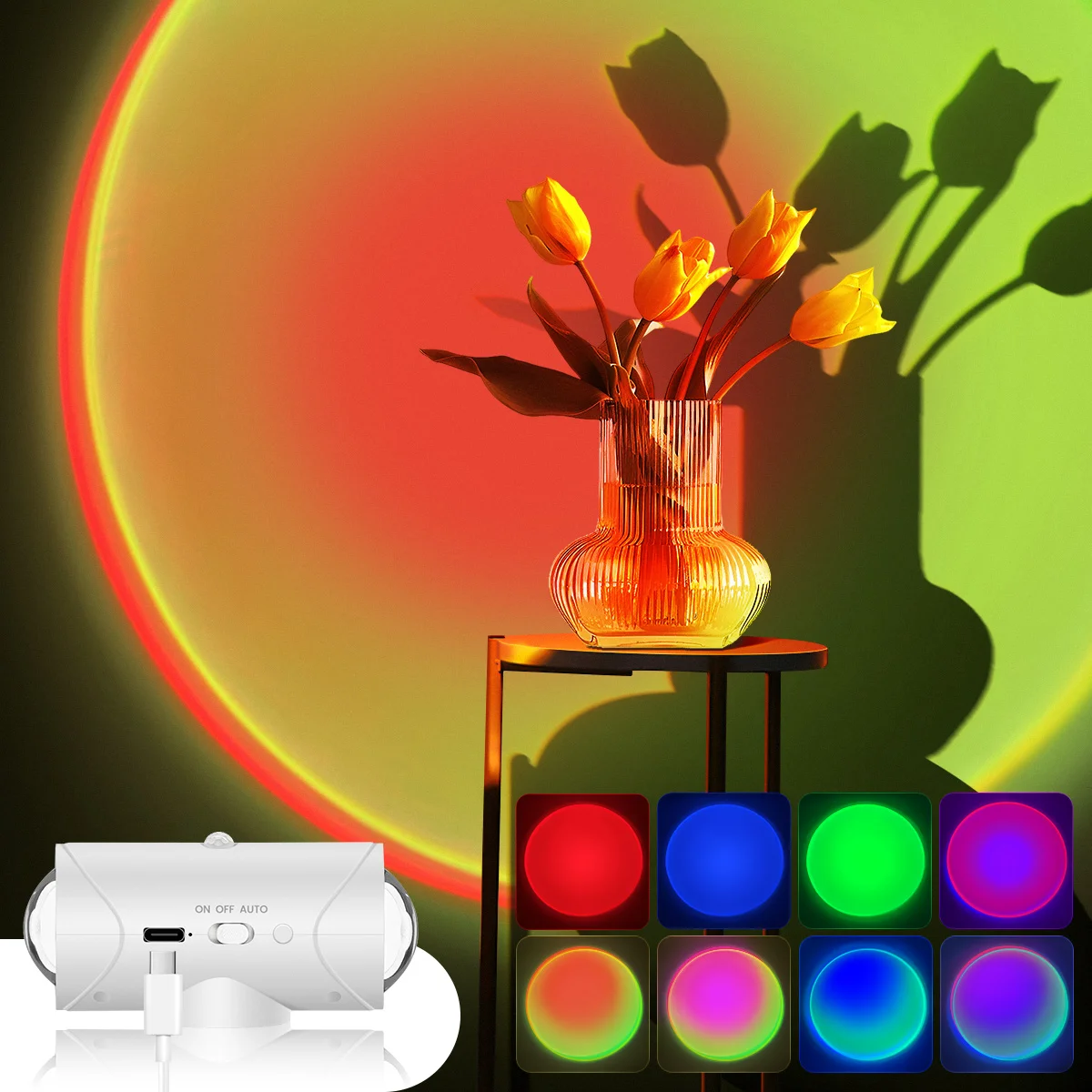 

1PCS/2PCS/4PCS LED Wall Light, Modern Under Cabinet Light, Dusk to Dawn Sensor, Color 3000K, Adjustable Brightness