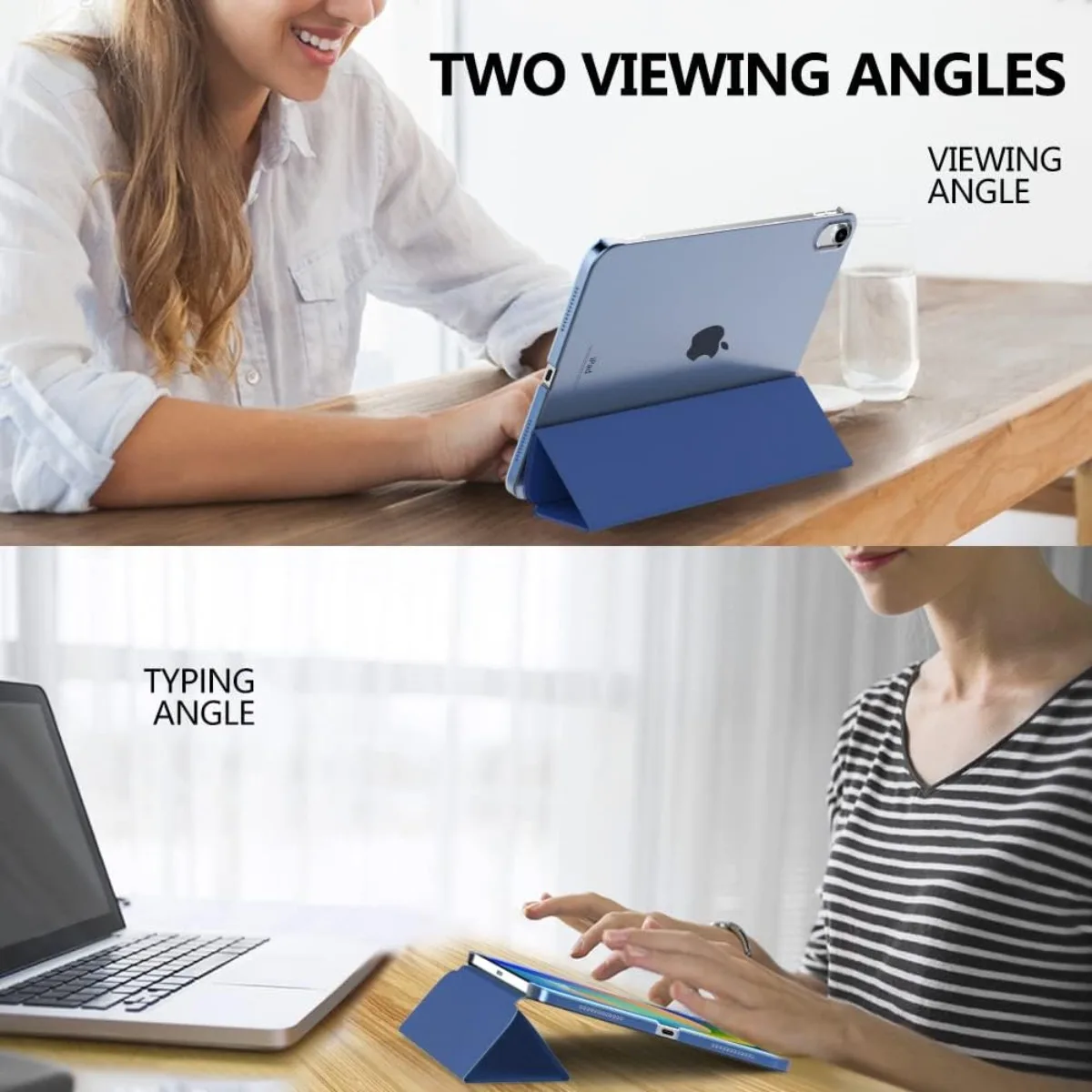 

Чехол для iPad (A16) 11-го поколения 11 дюймов 2025, iPad 10th 10,9 дюймов 2022, чехол-подставка с жестким ПК, полупрозрачная задняя крышка