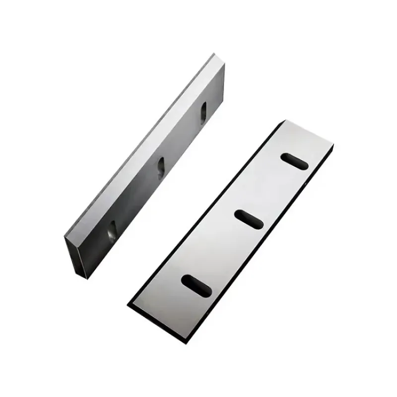 High Speed D2/M2/52100 Steel Shredder Blades and Crusher Machinery Accessories with Straight Smooth Edge