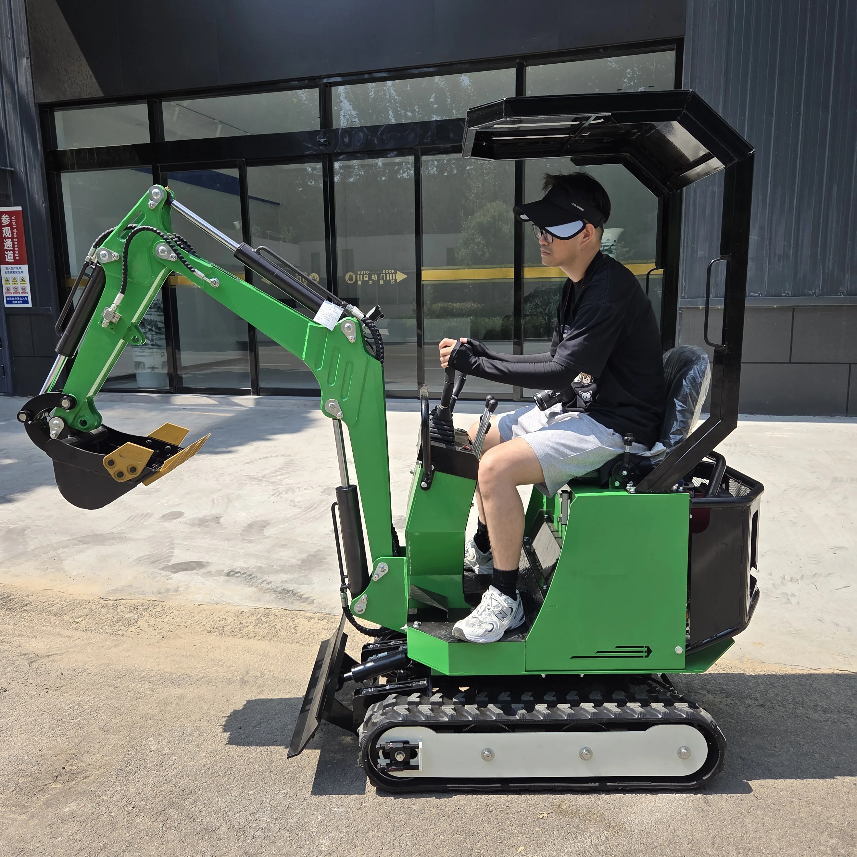 

ZNW - 10 мини-экскаваторов, экскаватор для домашнего использования мощностью 1000 кг с ковшом 0,013 м3, двигатель мощностью 9,2 кВт для задач по раскопок в саду и ферме