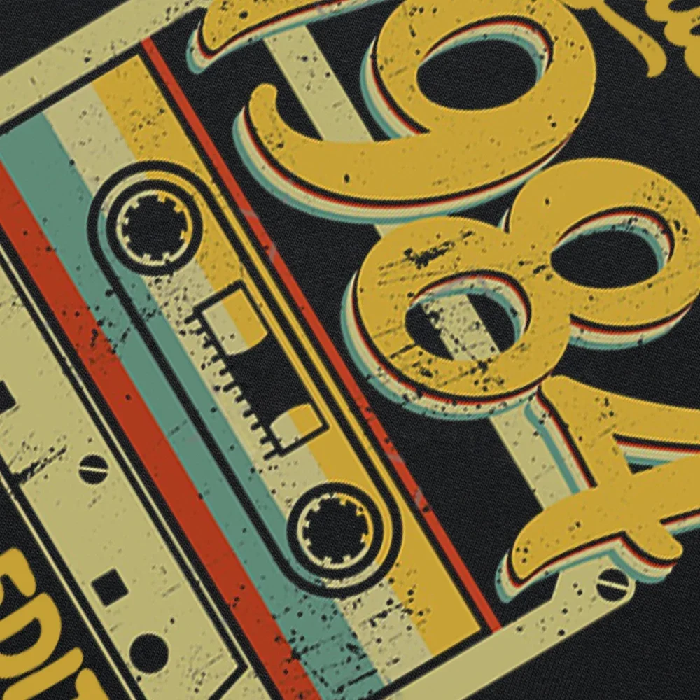 تي شيرت رجالي قصير الأكمام ، رسوم قطنية ، صنع في 1984 ، طبعة محدودة ، كلاسيكي ، هدايا عيد الميلاد ، ملابس الشارع ، الصيف