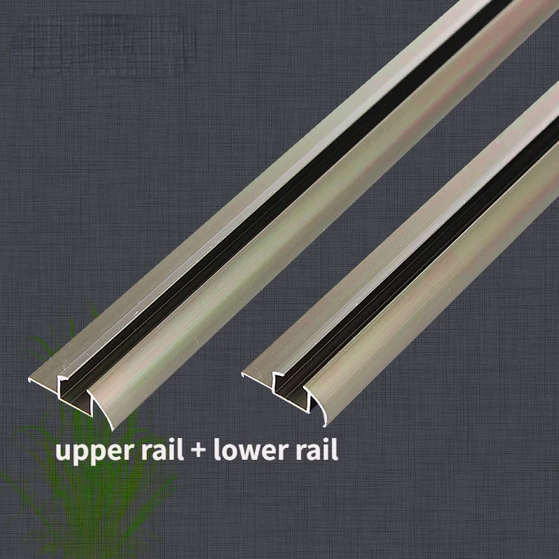 grey sliding door rail chute sliding door double slide sliding door rail wardrobe door furniture cam rail