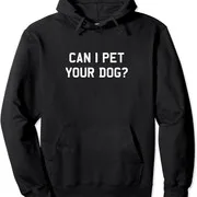 Polarshe Kan Ik Je Hond Aaien? -Populair Grappig Citaat Unisex Sweatshirt Met Capuchon