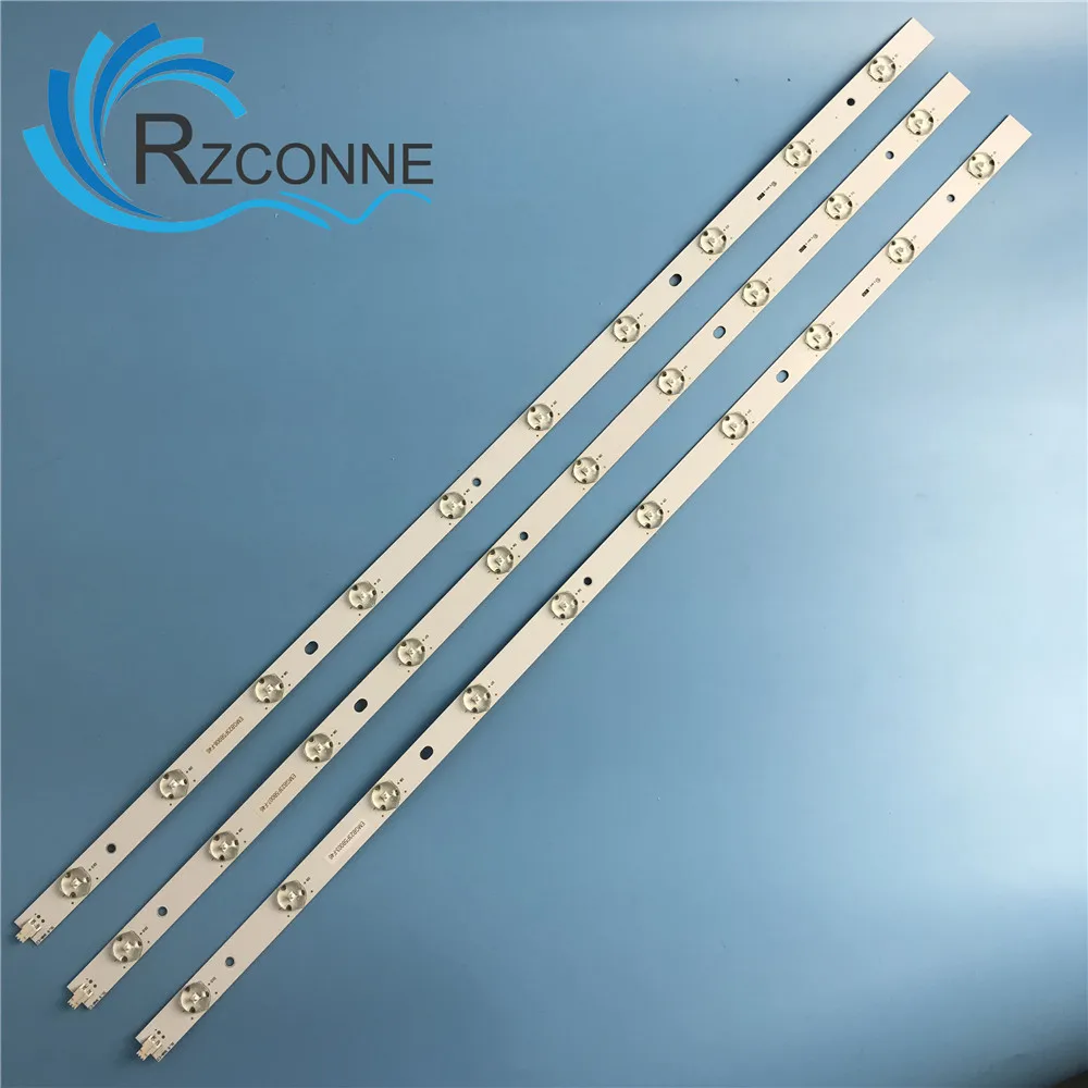 

653mm 10 LED Backlight Lamp strip For AOC 32"TV T3264M EMGB23F5B007-F46 TPT315B5 LED32B2200 31.5 SNB-C2 LE32920E