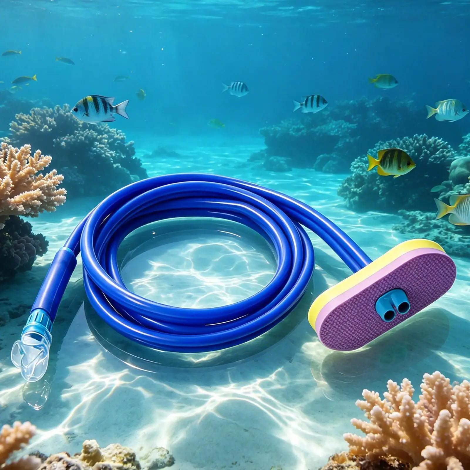 

Diving Breathing Tube Silicone EVA Float Respirator Hose Underwater Breathing Device For Men Women Beginner Swimming Camping
