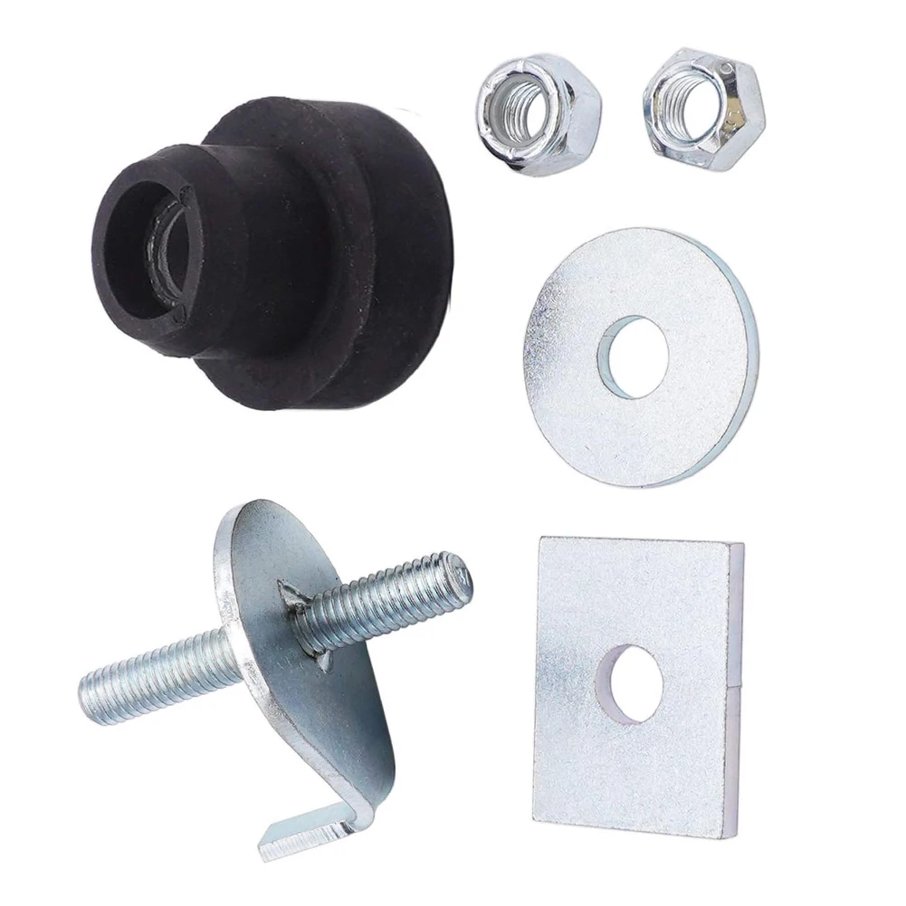 For Bobcat Cab Mounting Kit for Skid Steer and Track For Loaders Includes Zinc Plated Fasteners Rubber Cushion Mount and Shim