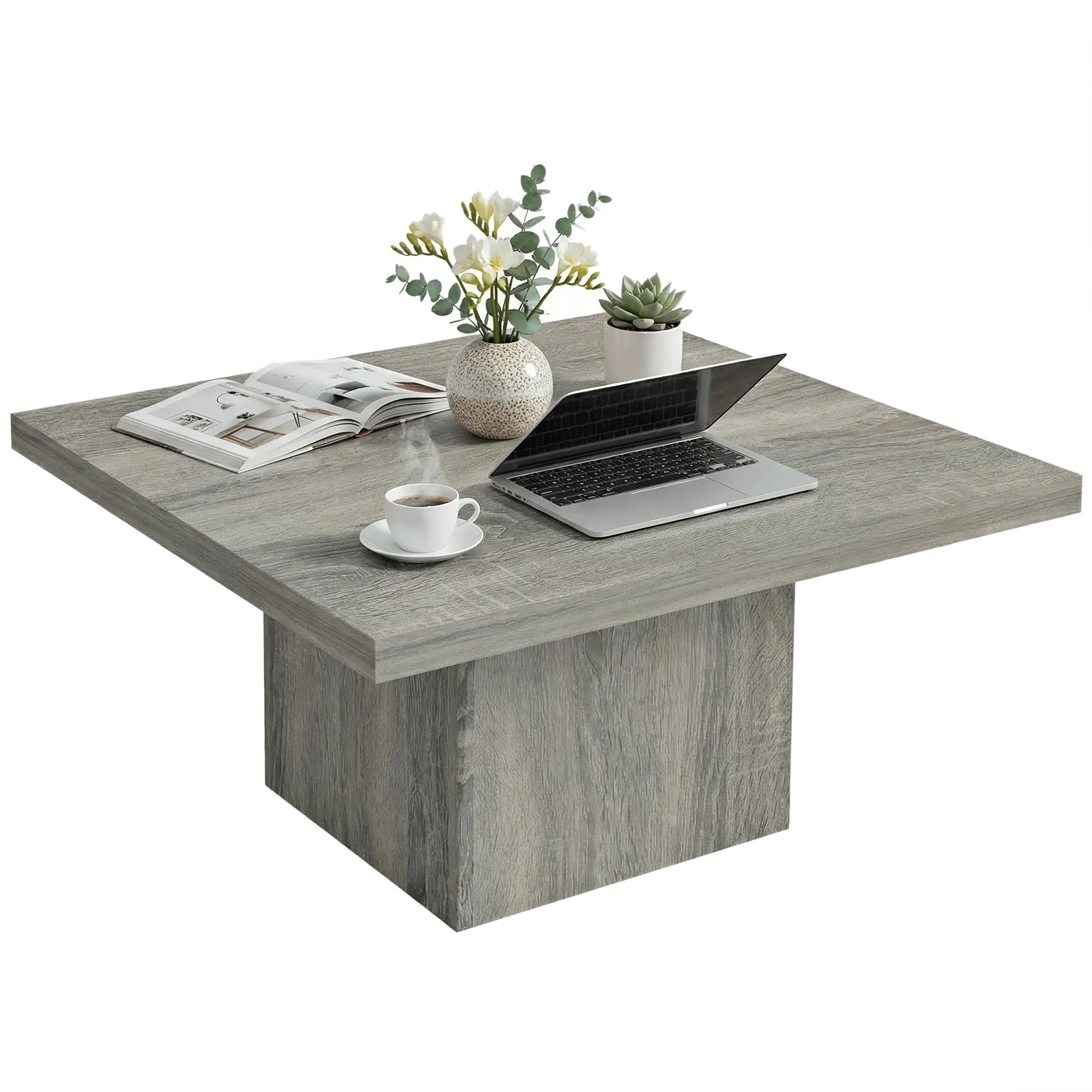 Homcom Square Coffee Table 1.6