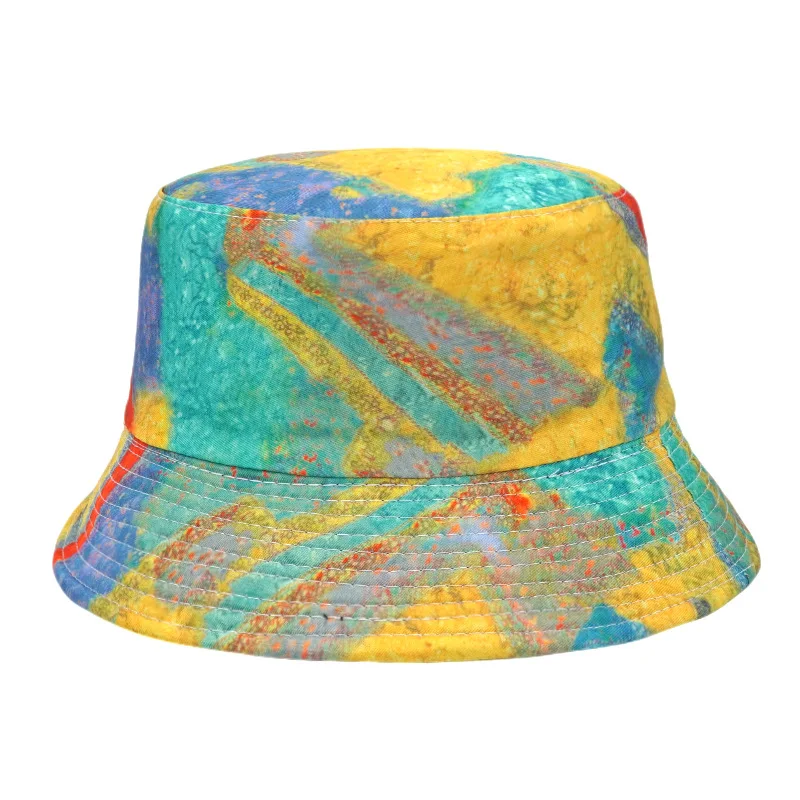 Fashion Print Bucket Hat Summer Men Fisherman Caps Hats Women Hip Hop Beach Cap Unisex Panama Hat Female 2023