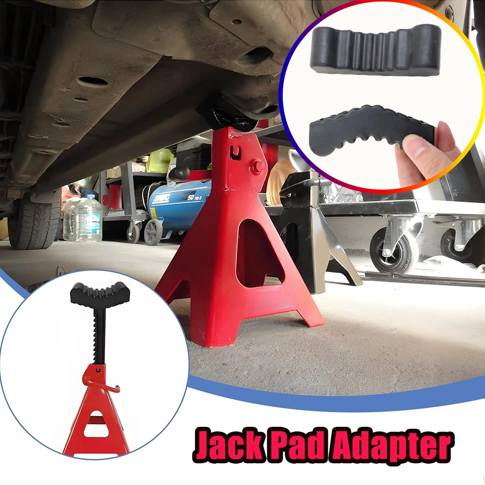 

Floor Stand Extension Pad Rubber Slotted Jack Adapter For Car Lift Frame Rail Pinch Weld Protection Non Slip Support Block Pucks