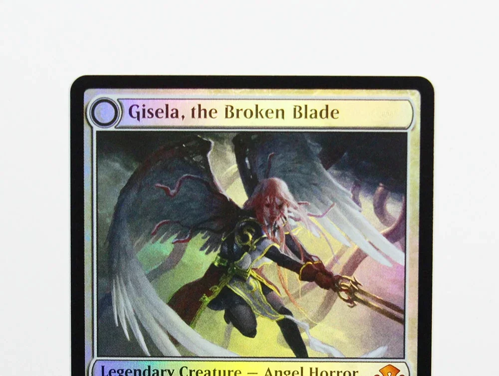 (Gisela, the Broken Blade) Foil/Holo TCG Magical Proxy Cards Black Top Quality Proxy Gathering Board Playing Game Trading Cards