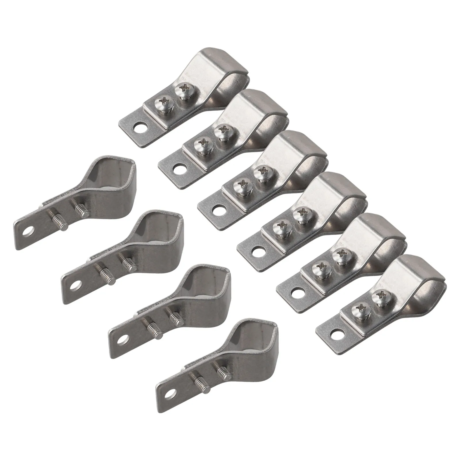 Clamps Adjustable Pipe Clamps No Additional Tools Needed Rust Resistant Set Of 10 for versatile Compatibility
