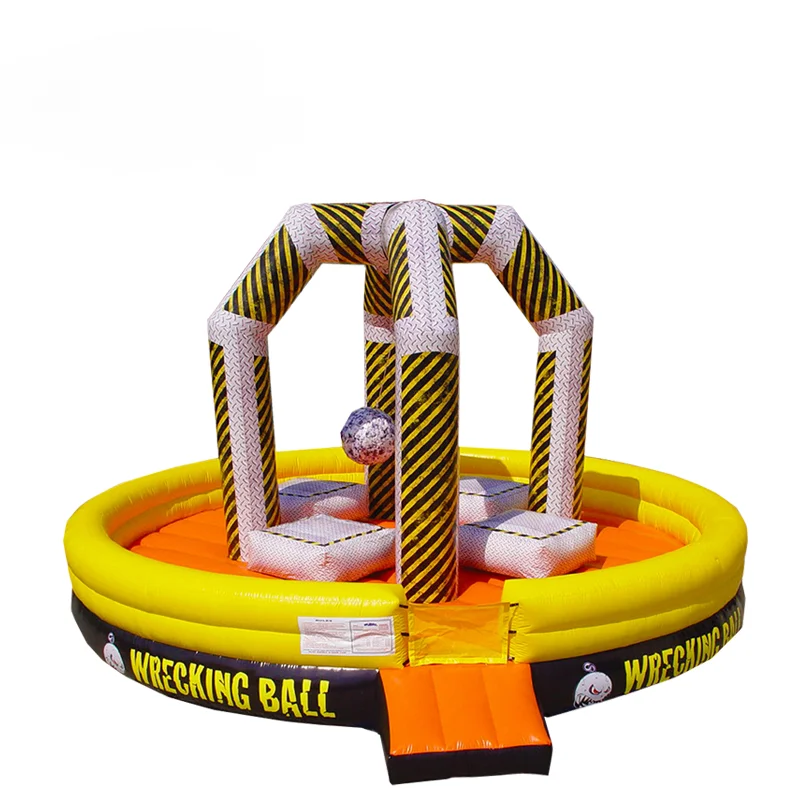 FOR  Inflatable jumping bouncer castle , Inflatable Wreck Ball Game for Sale New Design Inflatable Sport game for adults