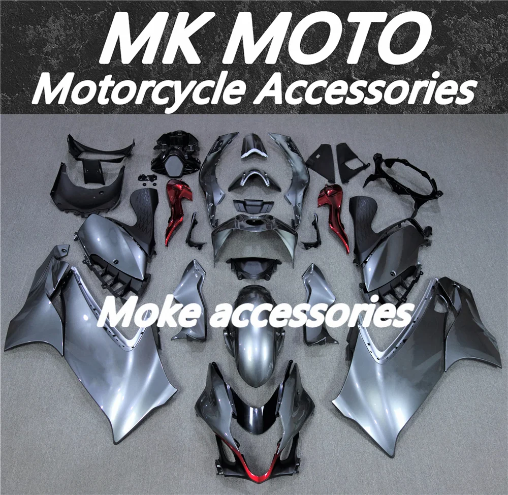 

Moke moto Motorcycle Fairings Kit Fit For Gsxr1300R 2021 2022 2023 Bodywork Set Injection Silver gray Red