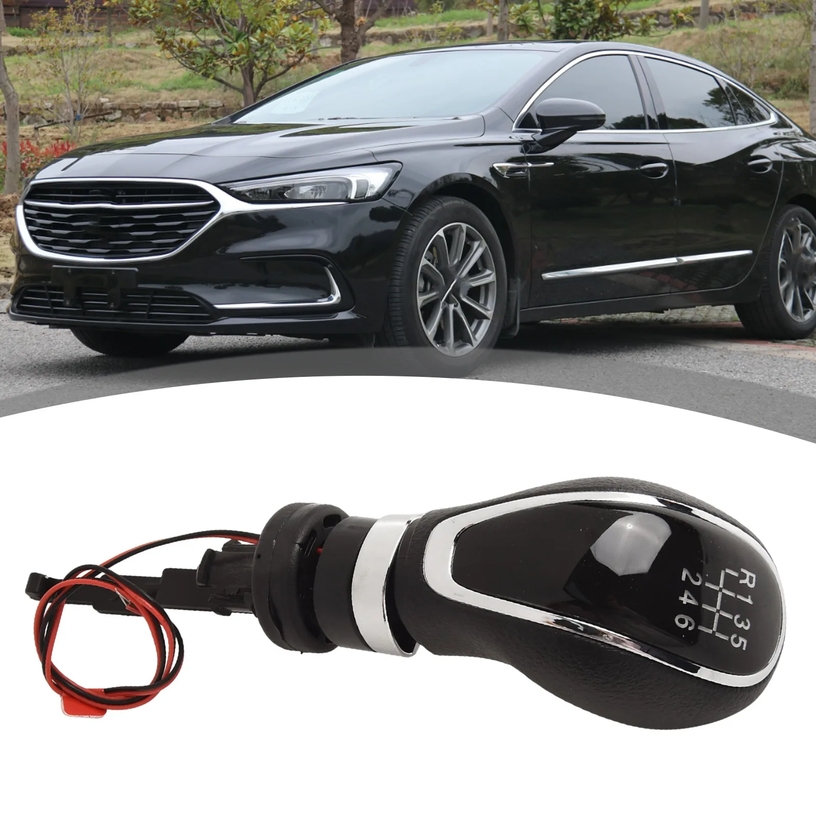 

Car Gear Knob As Shown In The Figure 6 Speed Shift Knob Direct Replacement Ergonomic Design High Universality Fitment