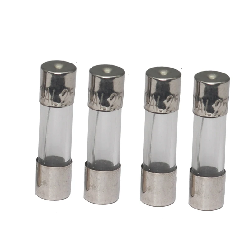 【10PCS】5x20mm/6x30mm Glass Fuse 250V 0.1A 0.2A 0.5A 1A 2A 3A 3.15A 4A 5A 6A 7A 8A 10A 12A 15A 20A 25A 30A Quick Blow