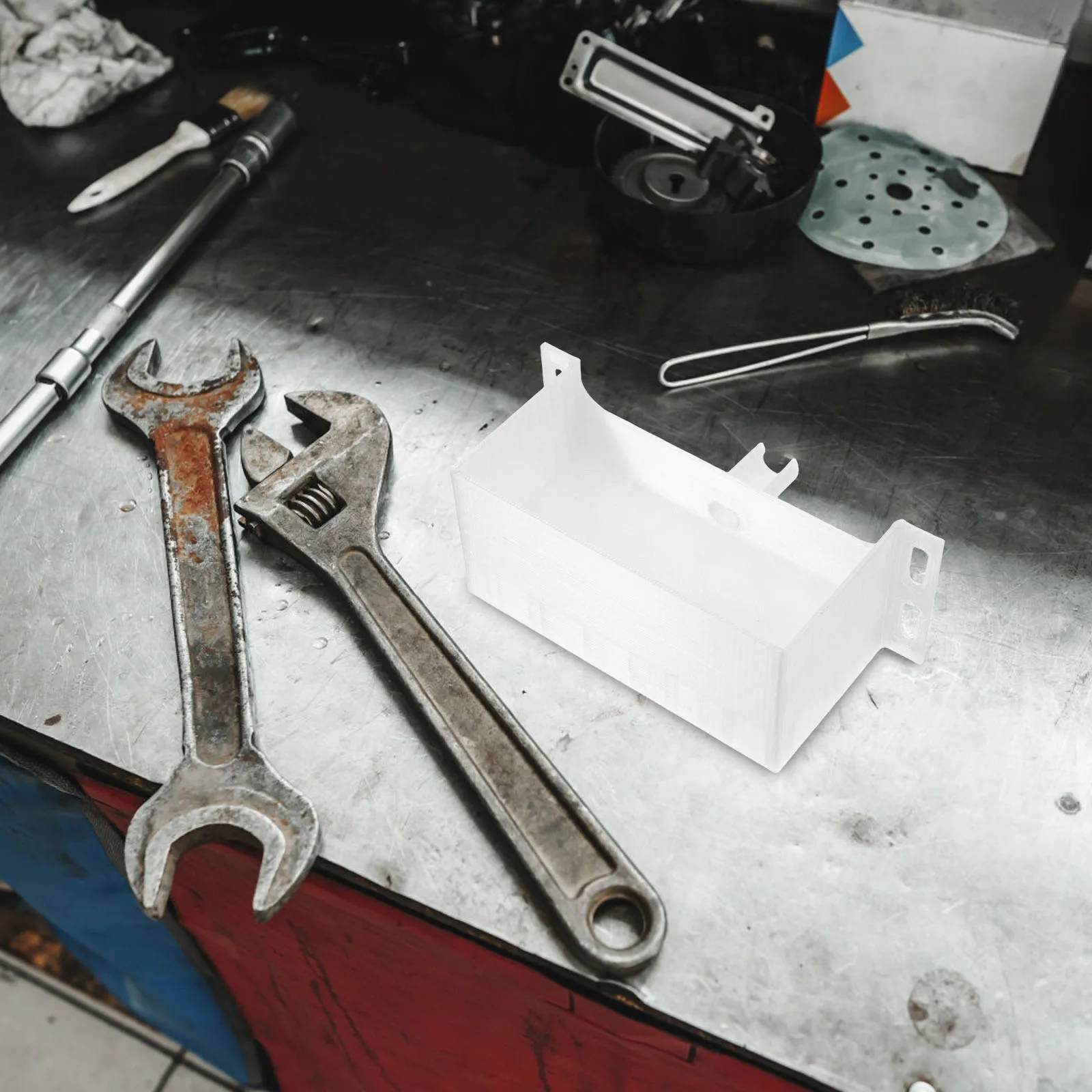 Vassoio raccogligocce per condizionatore d'aria Vassoio di scarico esterno 5,3x2,2x2 pollici Piastra raccoglitore d'acqua Arresto gocciolamento Mantieni la unità di montaggio a secco