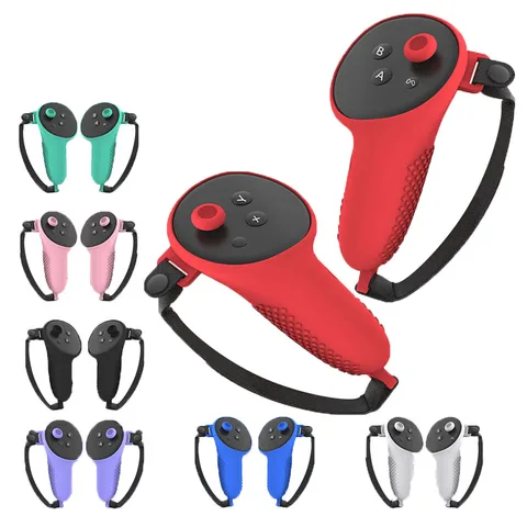 VR Accessories Rubber Protective Cover For Meta Oculus Quest 3 VR Touch…