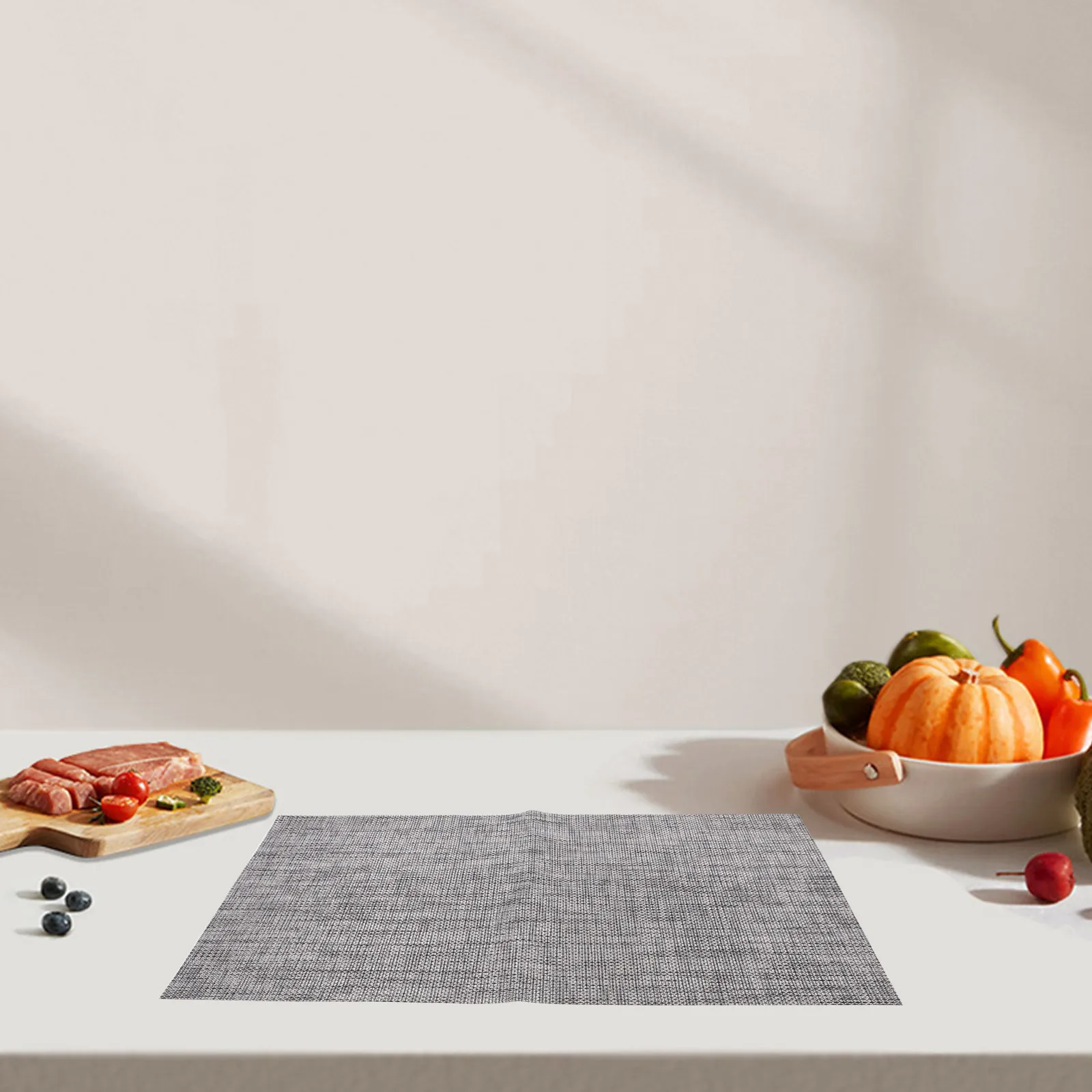 

Woven Placemats Anti Slip Table Washable Dining Coasters Kitchen Bowl Mats Decorative Place Mats Holiday Napkins Safe
