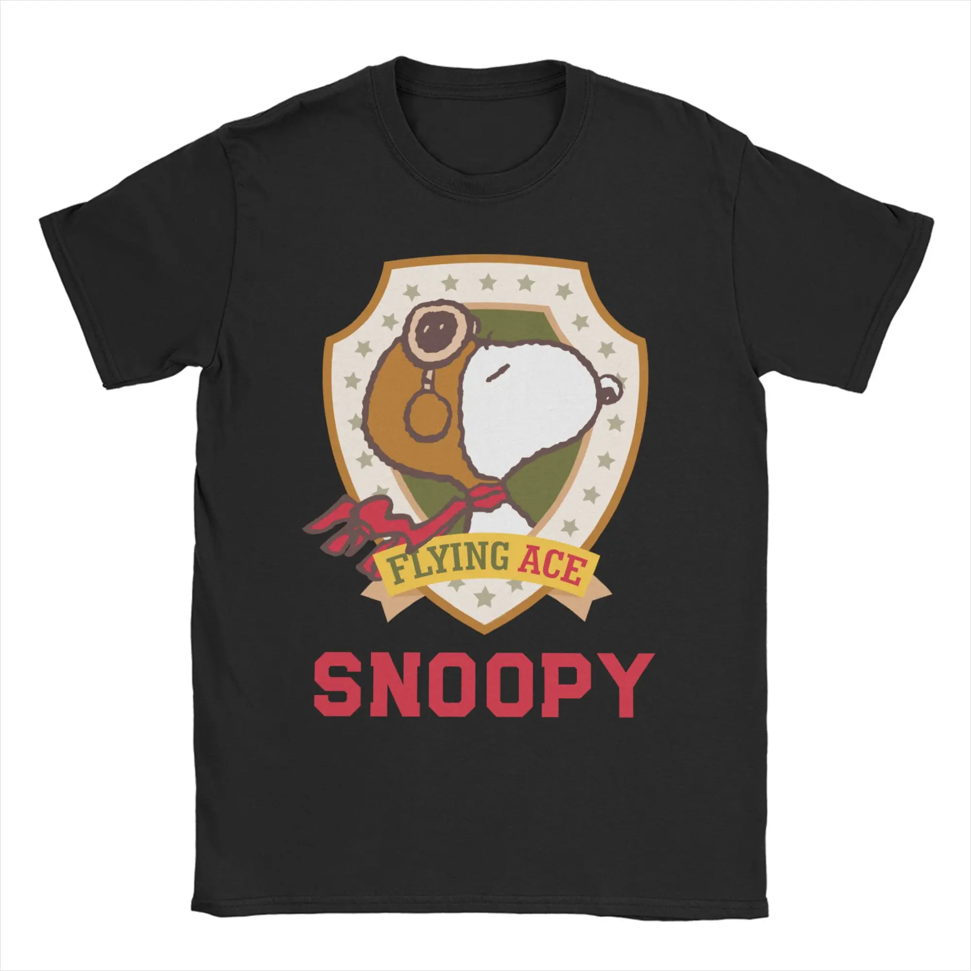 

Snoopys Cartoon Dog Peanuts Tee Shirt for Men Women Graphic Printed T Shirts 100% Cotton Clothes