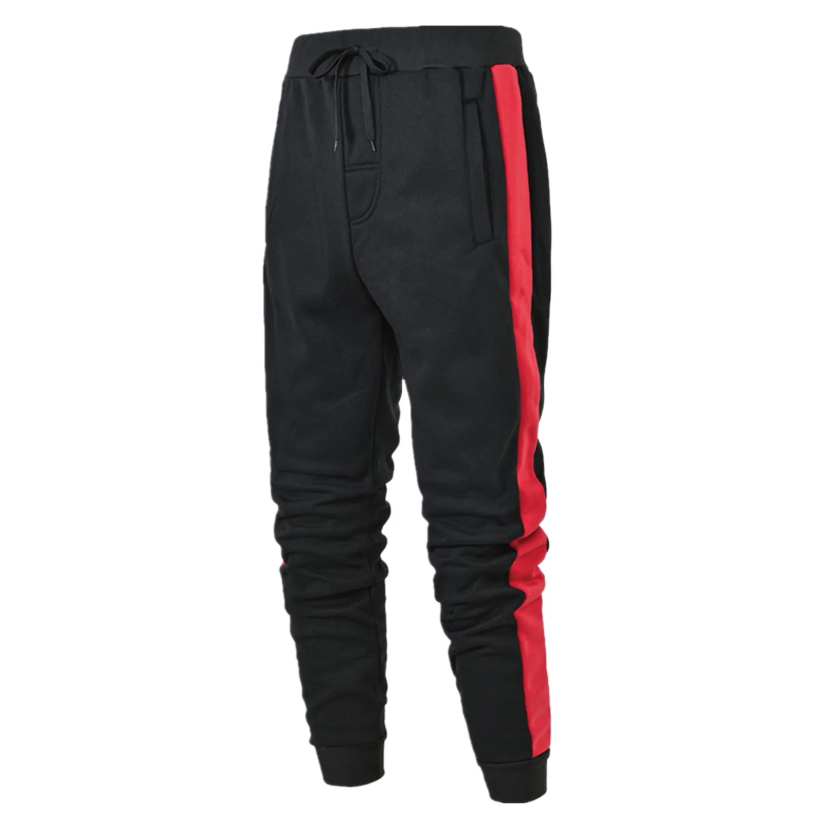 

Men's Sports Joggers Casual Stitching Sweatpants Fitness Men Sportswear Tracksuit Bottoms Skinny Sweatpants Gyms Track Pants