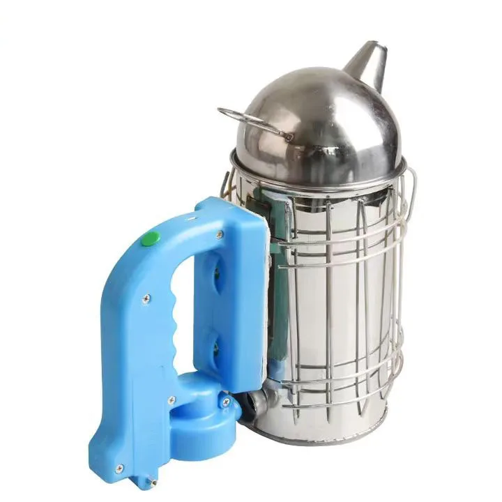 Benefitbee Stainless Steel Beekeeping Tool Electric Bee Smoker with Heat Shield protection view 6