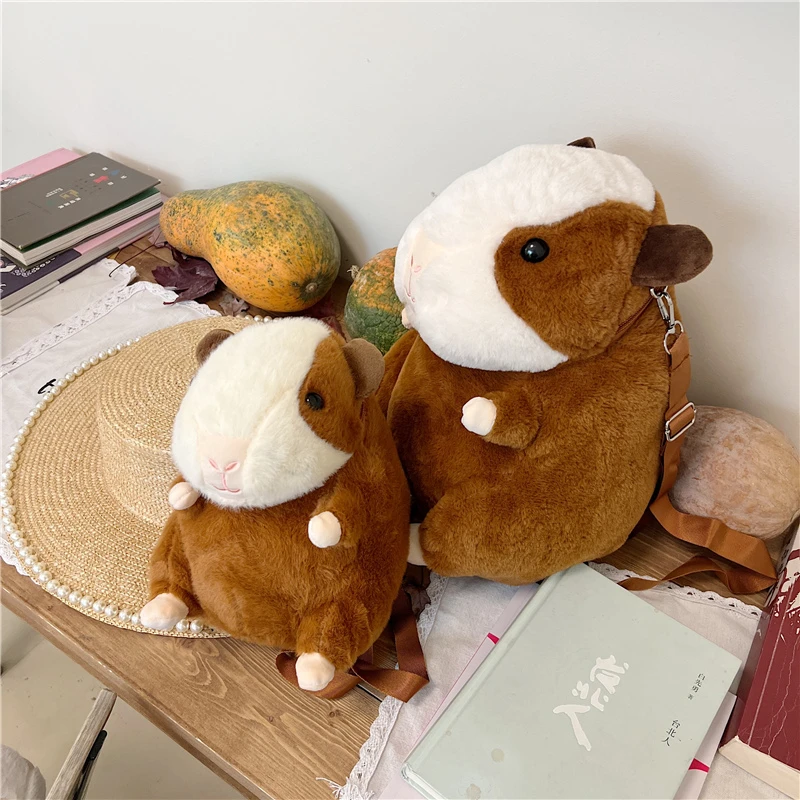 Cotton Patchwork Cartoon Shapes Cute Backpacks 2025 Winter New Soft Thicken Fashion Bags Child Commuting Niche Backpacks