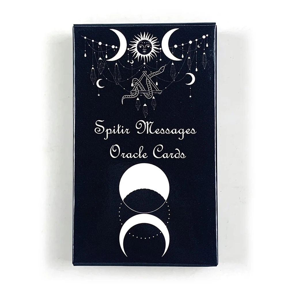 Hot-selling Spirit Messages Oracle Cards A 54 Deck Of Mysterious Divination Deck Board Playing Game For Family and Friends