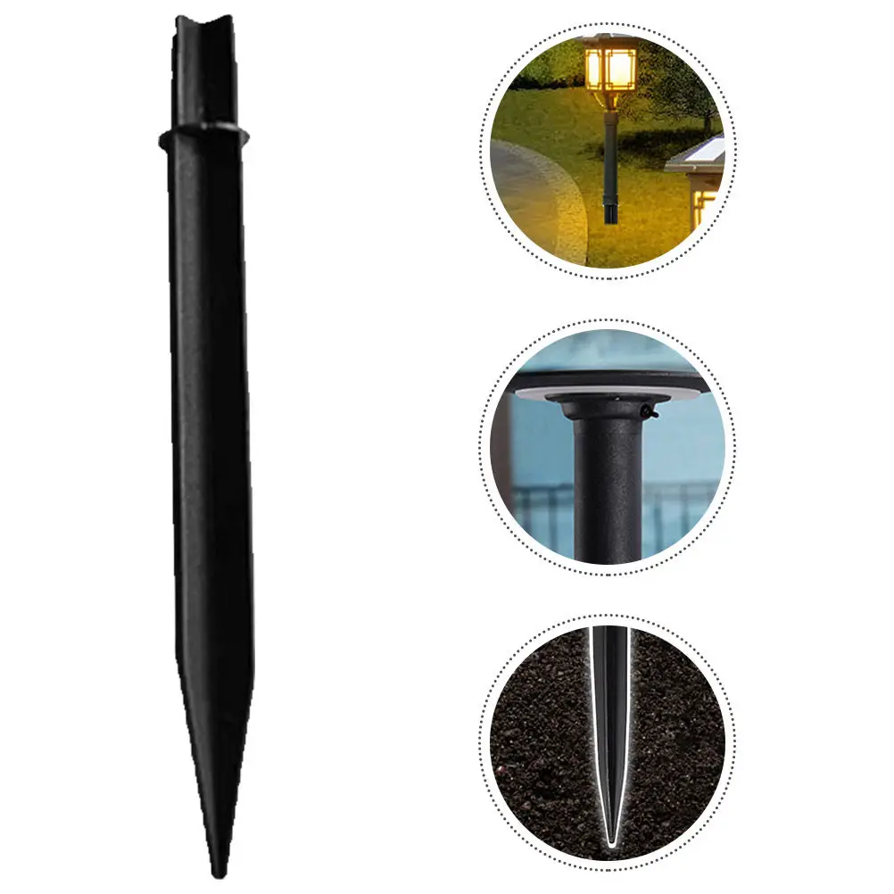 10Pcs Weather Resistant Plastic Ground Stakes for Solar Lights Lawn Garden Yard Lamp Replacement Spikes Outdoor Light Fixing
