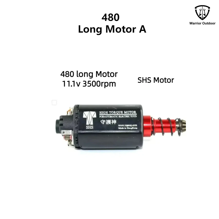 Warrior 35000rpm High AEG Motor High Torqub Motor 11.1V 35000 Speed Motor long Axle Airsoft M16M4 jingji Sijun jiqu Jm AEG Motor