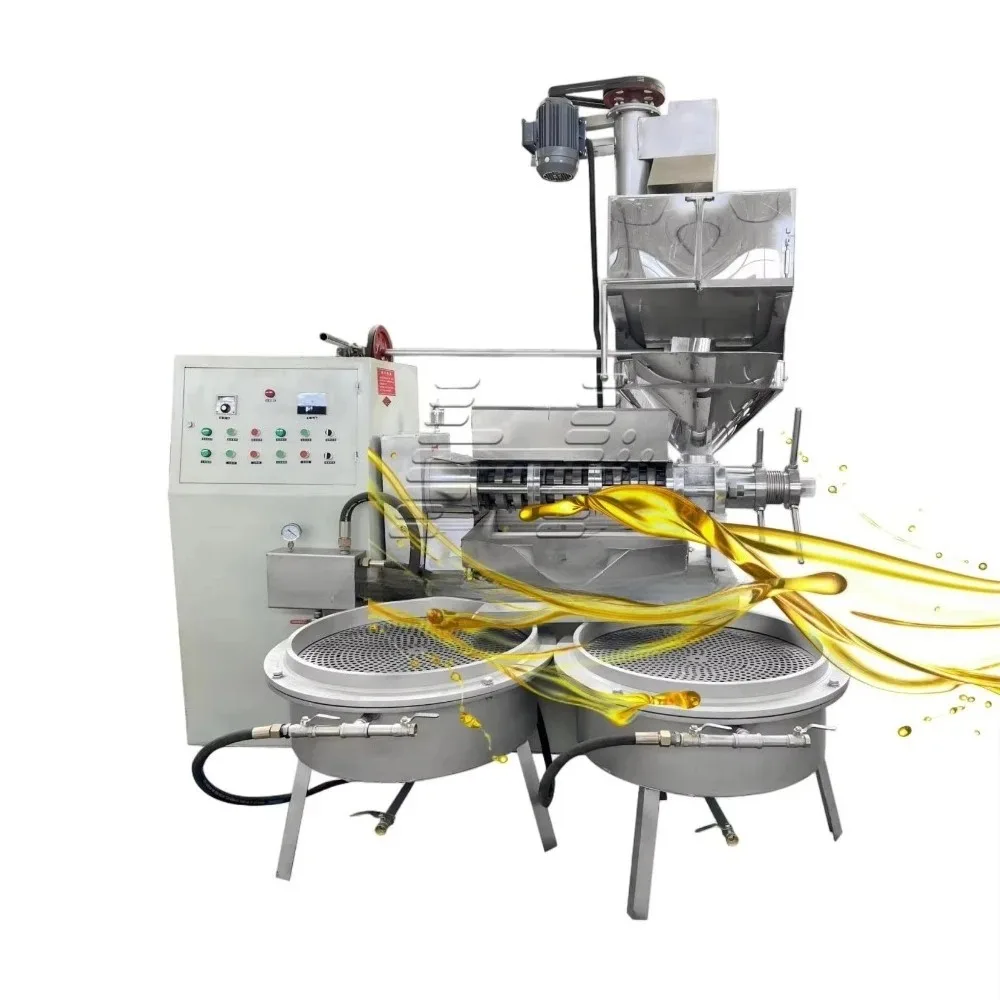Automatic Sesame Mustard Seed Oil Press Cold Hot Press Extra Virgin Oil China Made