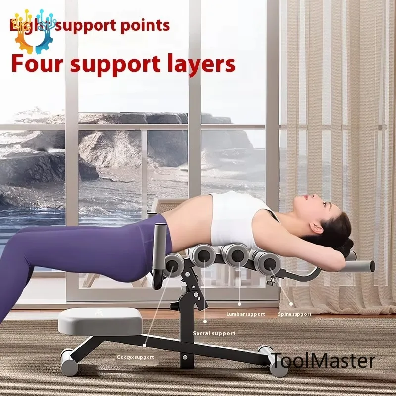 【2026】Lumbar Spine Soothing Device Spine Correction Waist Stretch Top Waist Waist Practice Artifact Yoga Pilates Exercise Equipm