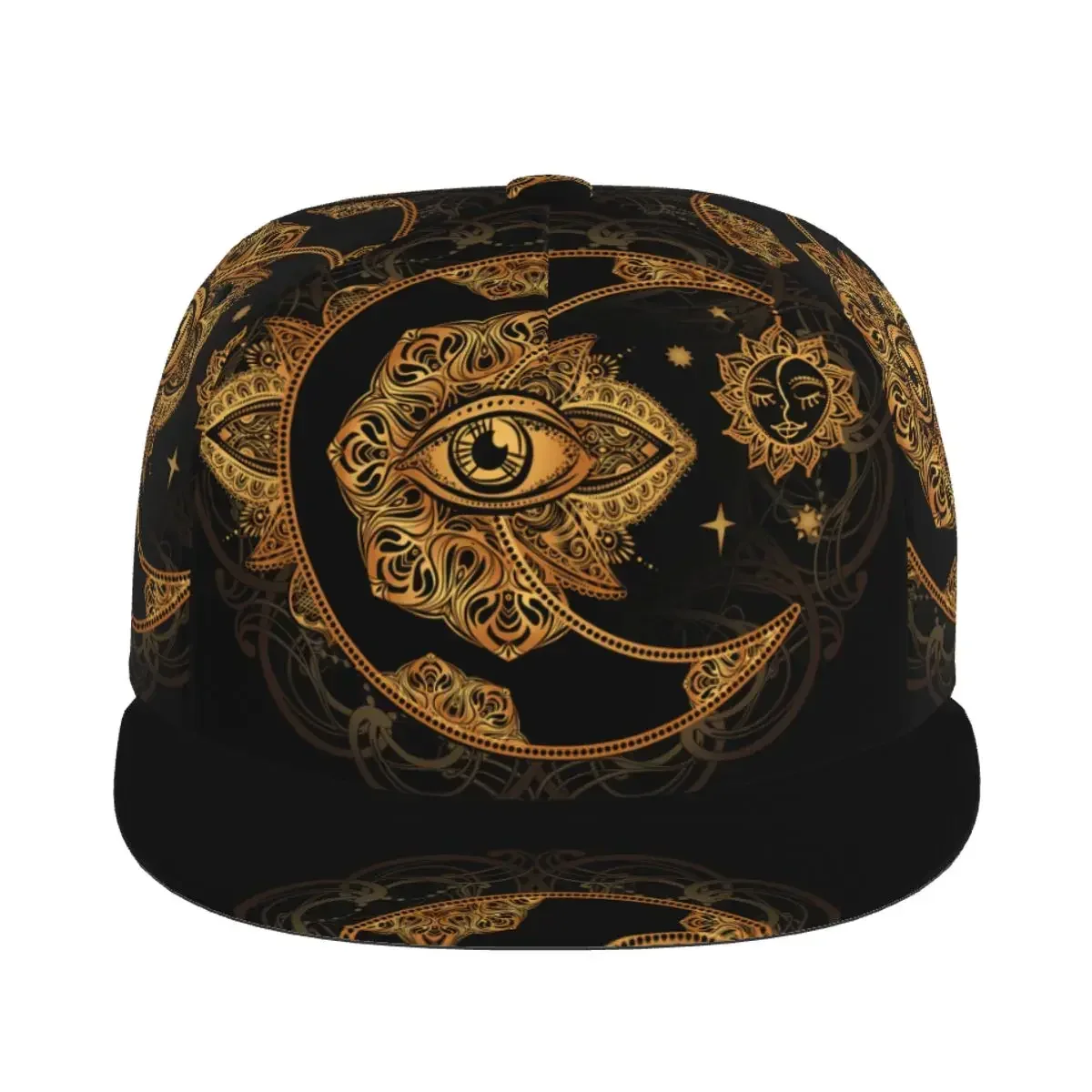 Bohemian Magic Symbol 3D Print Baseball Cap Casual Sun Hat Elegant Ethnic Style Fashion Stage Hip Hop Women Men