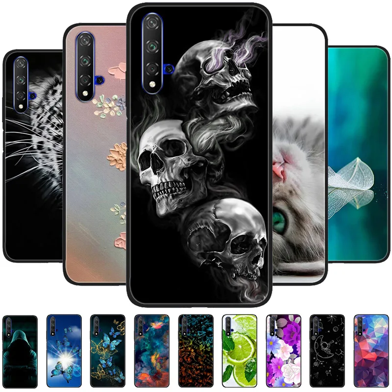 For Huawei nova 5T Case Shockproof Silicone Soft TPU Phone Cover for Huawei Nova5T Cases Funda YAL-L21 YAL-L61 YAL-L71 YAL-L61D