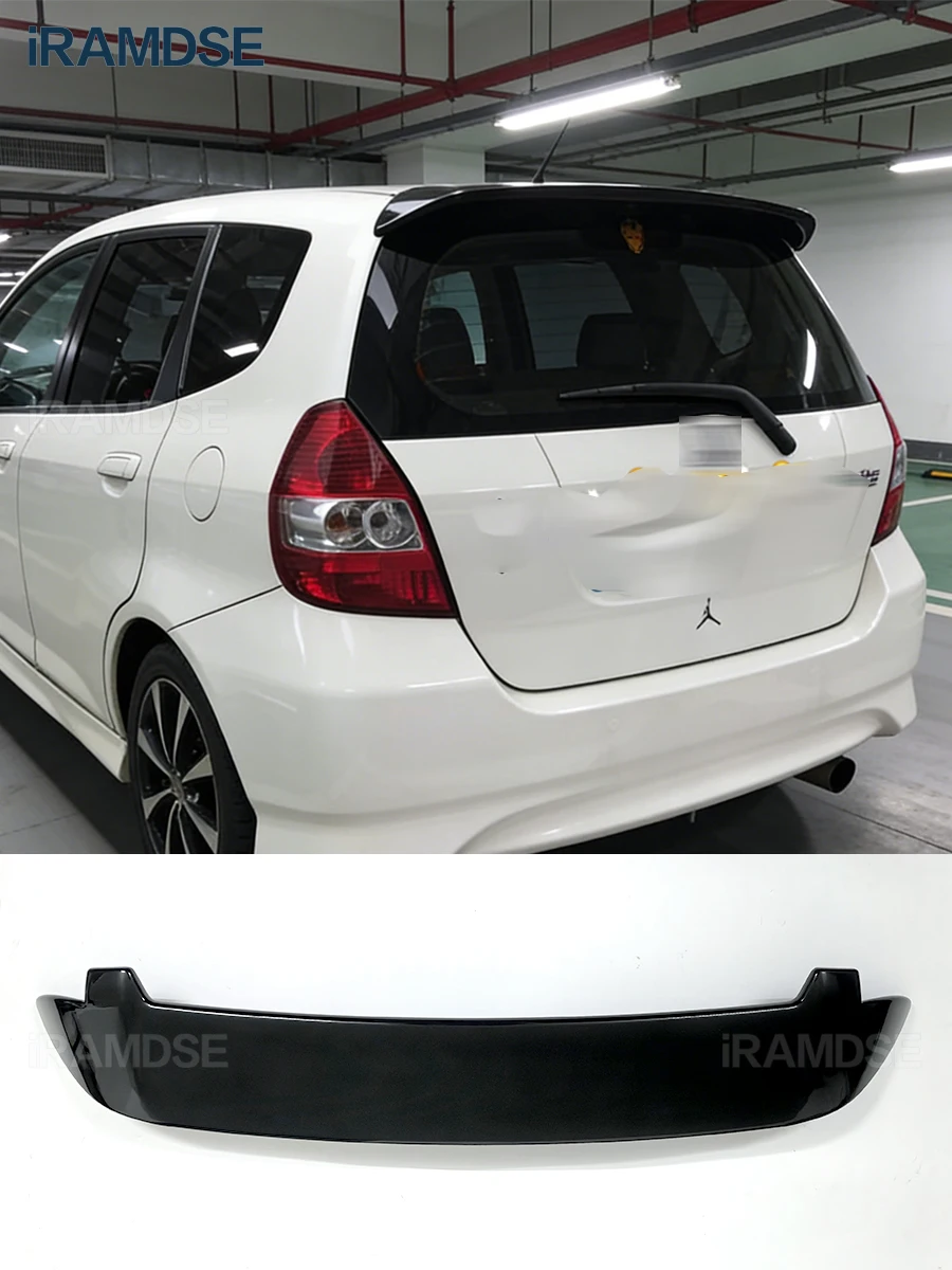 

Спойлер на крышу для Honda Fit JAZZ 2004-2007 из ABS-пластика, глянцевый черный, аксессуар для декора автомобиля