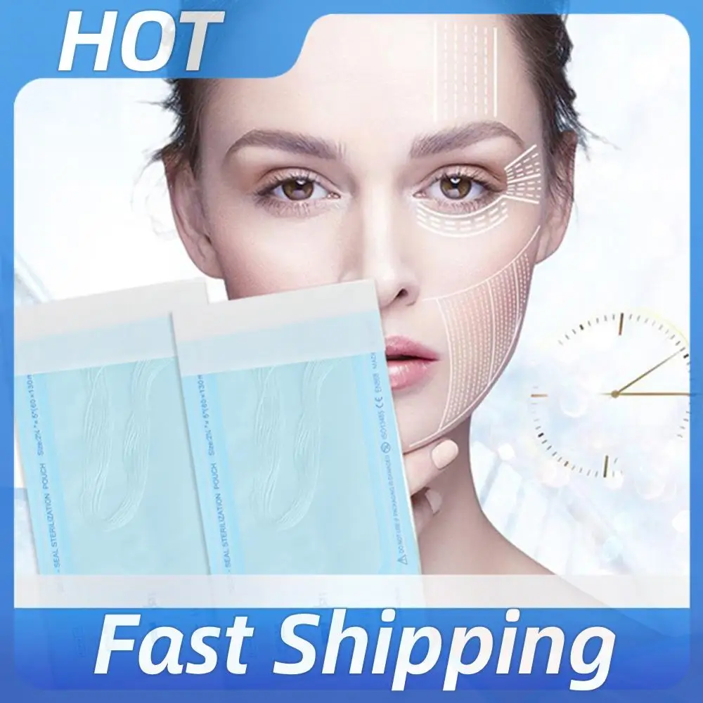 12pcs/bag Collagen Face Lifting Thread Wrinkle Remove Face Filler Absorbable Collagen Thread Carved Essence Beauty Care Products