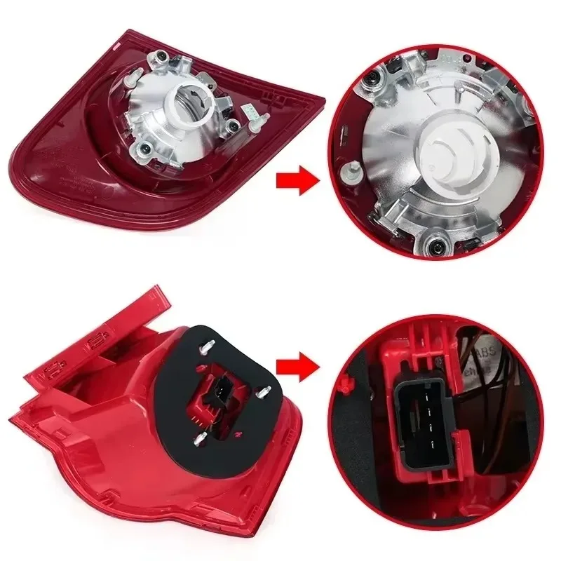 

Светодиодный задний фонарь Uiz, стоп-сигнал DRL для Volkswagen Passat B6 Sendan 2006 2007 2008 2009 2010 2011, внешний внутренний CarRea