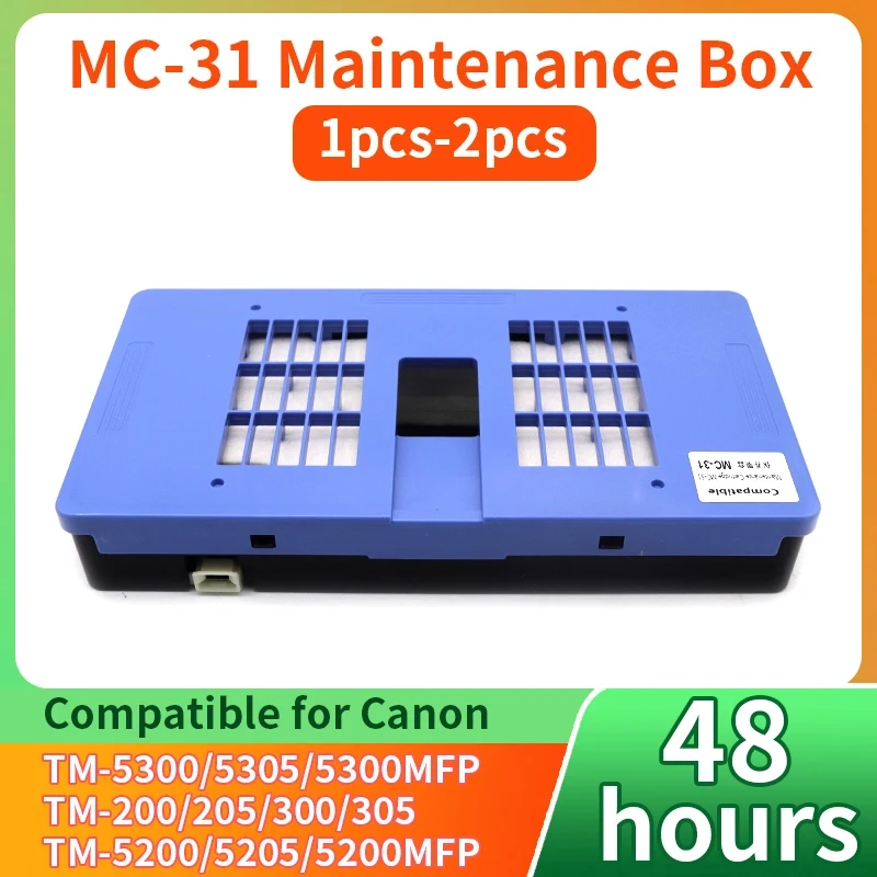 

MC-31 MC 31 MC31 Совместимая коробка для обслуживания Резервуар для отходов чернил для принтера Canon TM-5200/5205/5200MFP TM-5300/5305 TM-200/205/300/305