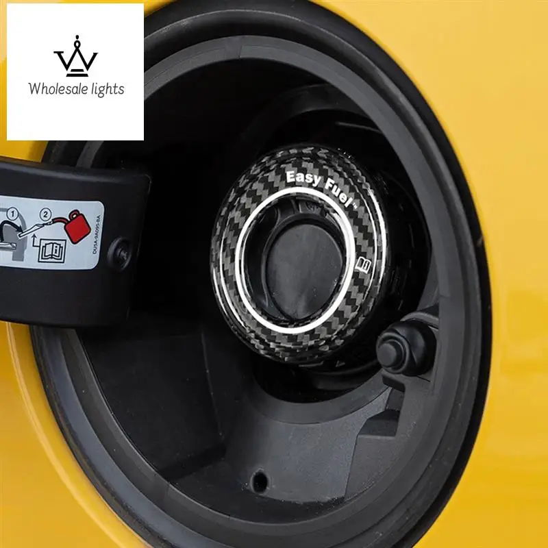 

Real Hard Carbon Fiber Car Tank Cap Fuel Tank Cover For Ford Mustang 2024 2025 Accessories Sticker