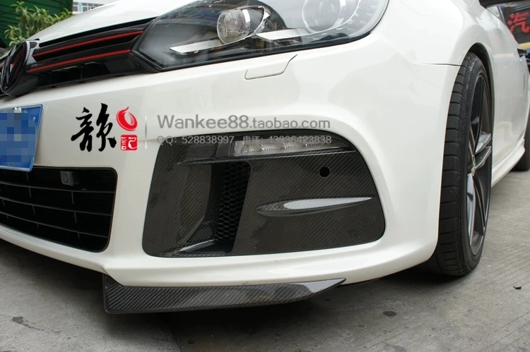 Golf 6 R20 Golf R modified with OSIR carbon fiber air inlet daytime running light grille