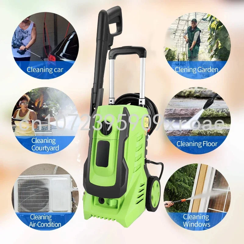 3300PSI Electric Pressure Washer 1800W 2.0GPM Max Green