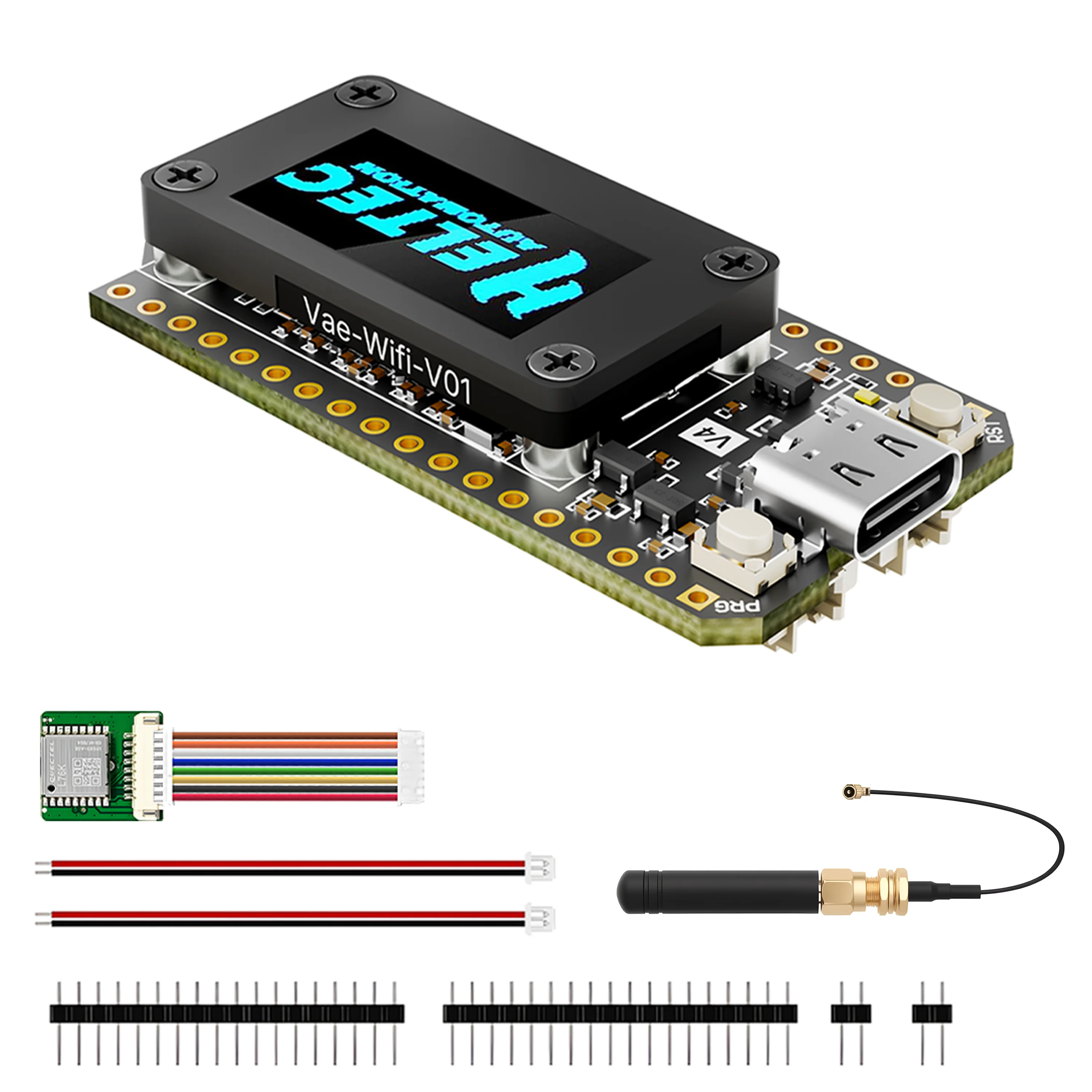 Heltec V4 ESP32 Entwicklungsboard Verbessertes ESP32-S3 SX1262 LoRa-Modul WiFi Bluetooth 2MB mit 915MHz Antenne für Meshtastic