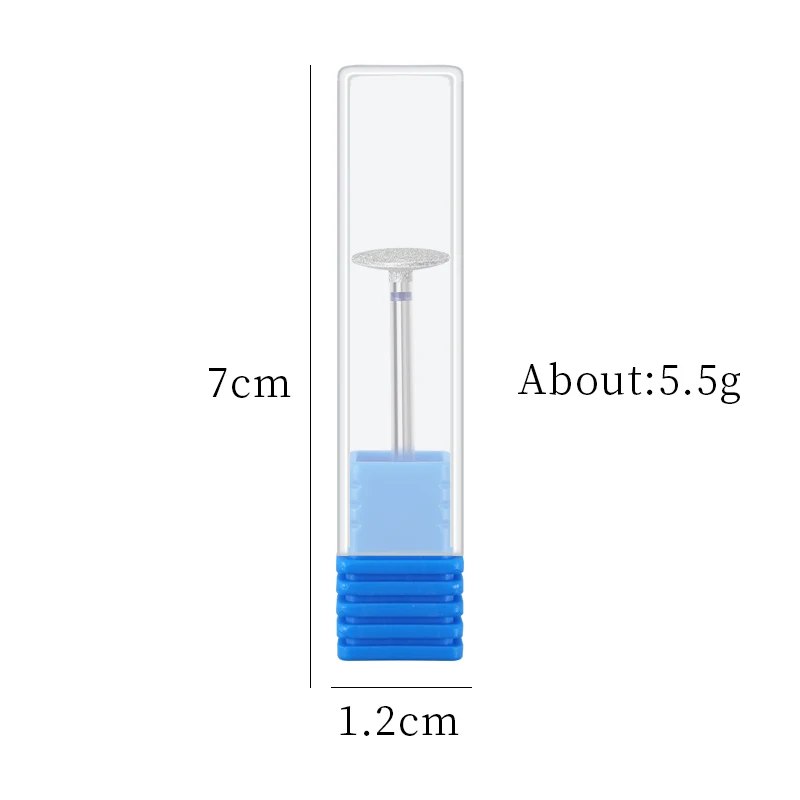 كربيد قاطعة المطحنة مانيكير مسمار لقمة ثقب ملفات الأظافر الكهربائية الأزرق طحن بت المطاحن القاطع مسمار أدوات الرسم اكسسوارات ﻿