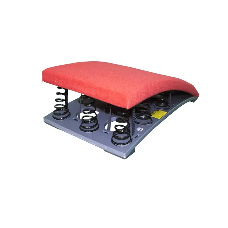 Gymnastics spring plate, red/blue