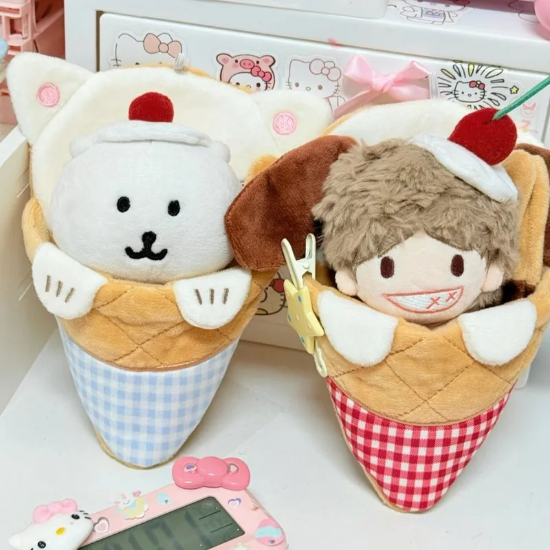 

Высокий внешний вид и милый подходит для хлопковых кукол 10-13 см, одежда для кукол из мультяшного крепа, аксессуары для котенка, креп, Джокер, медведь