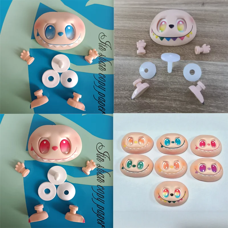 

For Lafufu V1 V2 V3 Doll Accessories Hands Feet Face Accessories Pvc Replacement Parts Set Diy Doll Toy Creative Gifts
