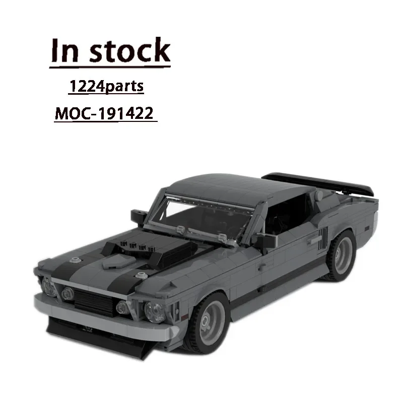 

MOC-191422 New Classic Movie Clip Sports Car Racing Building Block Model • 1224 Parts Boy Christmas Building Block Gift