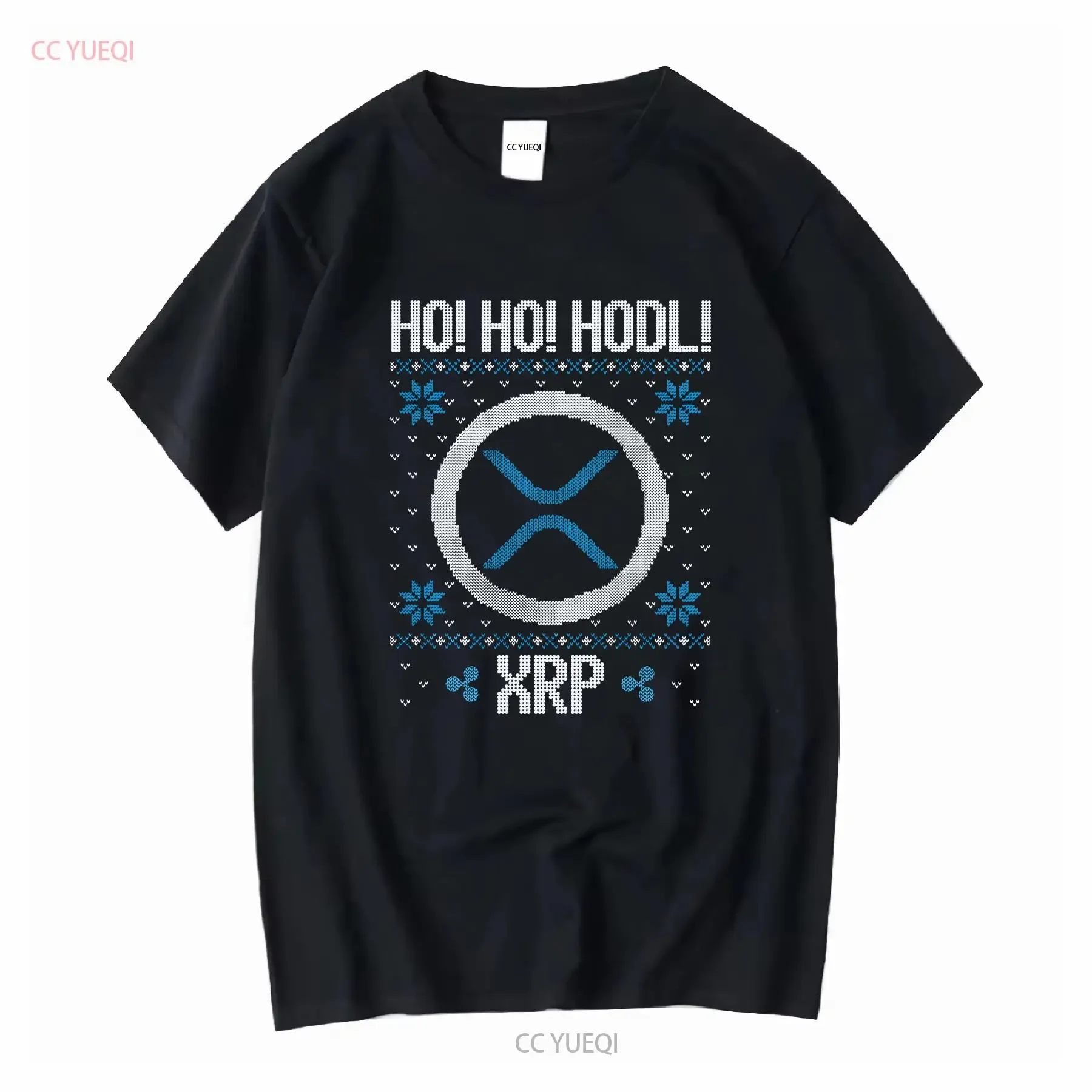 Рождественская футболка XRP Ho Hodl, забавный уродливый свитер с рисунком для волнистых криптоваров Hodlers, винтажная стираная унисекс, дышащая мода