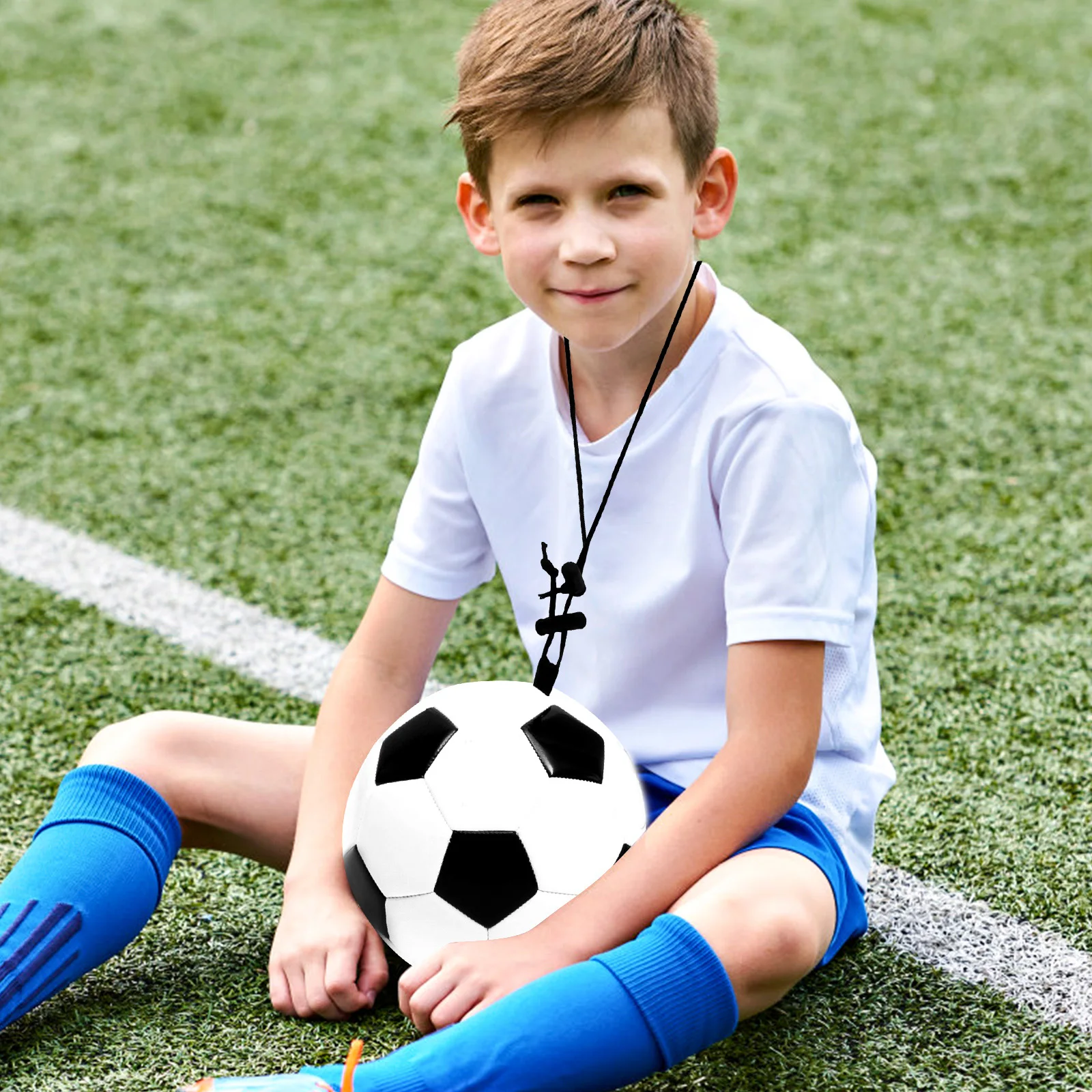 

Adjustable Football Soccer Training For Kids Children Adults Rope Durable Portable Eye-Foot Coordination Ball Control Rhythm