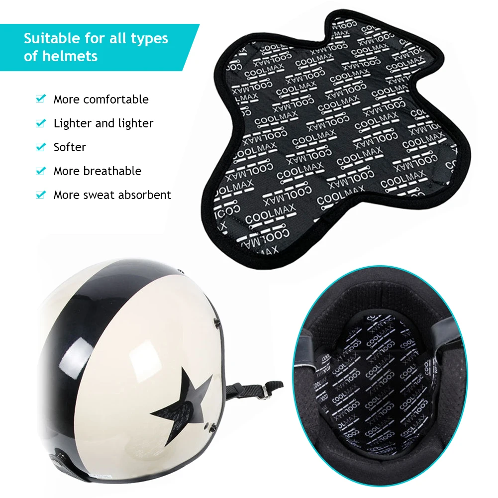 Breathable Motorcycle Helmet Insert Liner Cap Cushion Pad Quick-drying Sweat Wicking Helmet Insulation Lining Pad